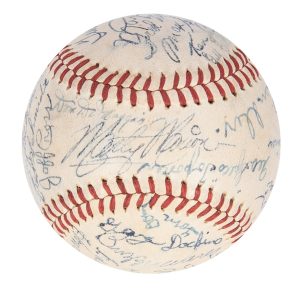 1946 World Series St. Louis Cardinals VS Boston Red Sox Signed Baseball JSA COA