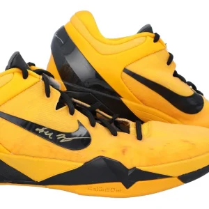 Kobe Bryant Photomatched 2012 Playoffs Game Used Signed Sneakers Panini COA 1/1