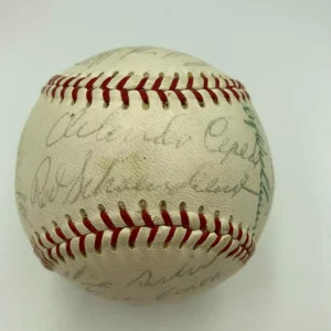 1967 St. Louis Cardinals World Series Champs Team Signed Baseball JSA COA