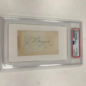 1936 Joe Dimaggio Rookie Signed Index Card PSA DNA Certified
