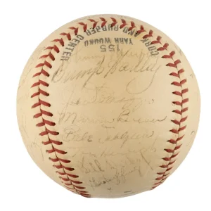 1939 New York Yankees World Series Champs Team Signed Baseball PSA DNA COA