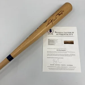 Willie Mays Signed Adirondack Game Model Baseball Bat With Beckett COA