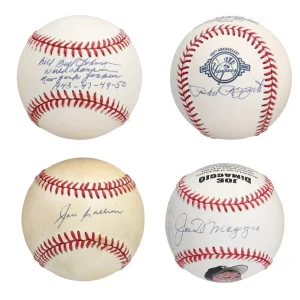 1950 New York Yankees WS Champs Team Signed Baseball Collection 35 Balls JSA COA