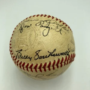 1941 St. Louis Cardinals Team Signed National League Baseball Beckett COA