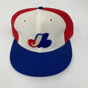 Vintage 1970's Montreal Expos Game Issued Baseball Cap Hat