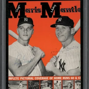 1961 Mickey Mantle & Roger Maris Signed Photo Signed Twice PSA DNA