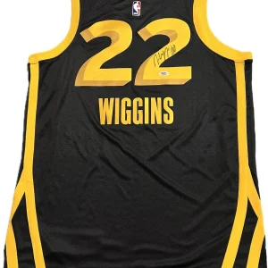 Andrew Wiggins signed jersey PSA/DNA Golden State Warriors Autographed