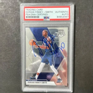 2019-20 Panini Mosaic #64 Dorian Finney-Smith Signed Card AUTO PSA Slabbed Maver