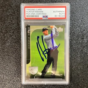 2004 Upper Deck #115 Hunter Mahan signed card AUTO PSA/DNA Autographed GOLF
