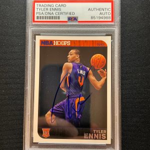 2014-15 NBA Hoops #276 Tyler Ennis Signed Rookie Card AUTO PSA Slabbed RC Suns