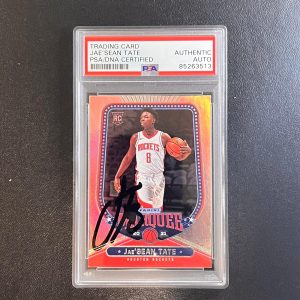 2020-21 Panini Chronicles Marquee #256 JAE'SEAN TATE Signed Card AUTO PSA Slabbe