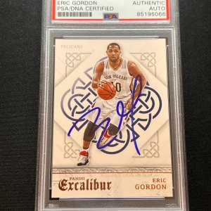 2015-16 Panini Excalibur #146 Eric Gordon Signed Card AUTO PSA Slabbed Pelicans
