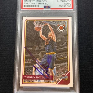 2015-16 Panini Complete #125 Timofey Mozgov Signed AUTO PSA Slabbed Cavaliers