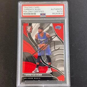 2017-18 Panini Totally Certified #7 Terrence Ross Signed Card AUTO PSA Slabbed M