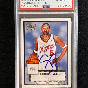 2006 Topps Basketball #115 Cuttino Mobley Signed Card AUTO 10 PSA Slabbed Clippe