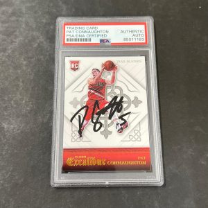 2015-16 Panini Excalibur #190 Pat Connaughton Signed Rookie Card AUTO PSA Slabbe