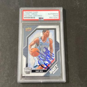 2009-10 Draft Edition #19  Danny Green Signed Card AUTO PSA Slabbed North Caroli