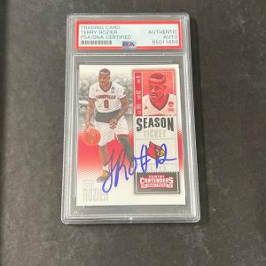 2016 Contenders Draft Picks #89 Terry Rozier Signed Card AUTO PSA/DNA Slabbed Lo
