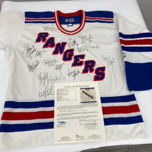 Wayne Gretzky 1996-1997 New York Rangers Team-Signed Jersey JSA COA