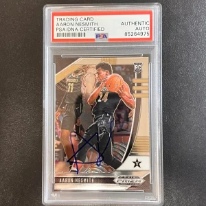 2020 Panini Prizm Draft Picks #55 Aaron Nesmith Signed Card AUTO PSA Slabbed RC
