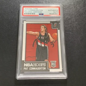 2015-16 NBA Hoops #273 Pat Connaughton Signed Rookie Card AUTO PSA Slabbed RC Bl