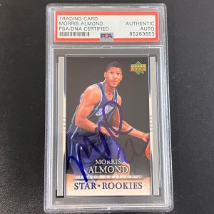 2007-08 Upper Deck First Edition Star Rookies #224 Morris Almond Signed Card AUT