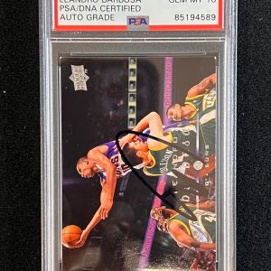 2008-09 Upper Deck Basketball #150 Leandro Barbosa Signed Card AUTO 10 PSA/DNA S