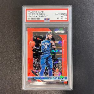2018-19 Panini Prizm #149 Terrence Ross Signed Card AUTO PSA Slabbed Magic