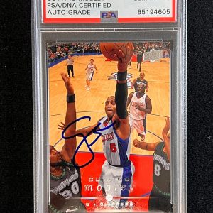 2008-09 Upper Deck #76 Cuttino Mobley Signed Card AUTO 10 PSA/DNA Slabbed Clippe