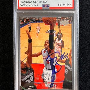 2008-09 Upper Deck #76 Cuttino Mobley Signed Card AUTO 10 PSA/DNA Slabbed Clippe