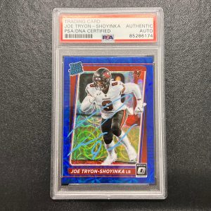 2021 Panini Donruss Optic #255 Joe Tryon-Shoyinka Signed Card AUTO PSA Slabbed B