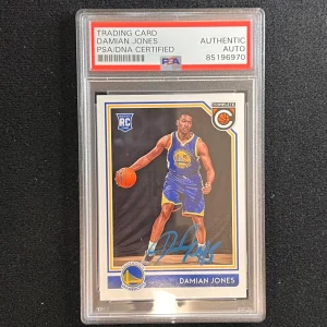 2016-17 Panini Complete #378 Damian Jones Signed Card AUTO PSA/DNA Slabbed GSW R