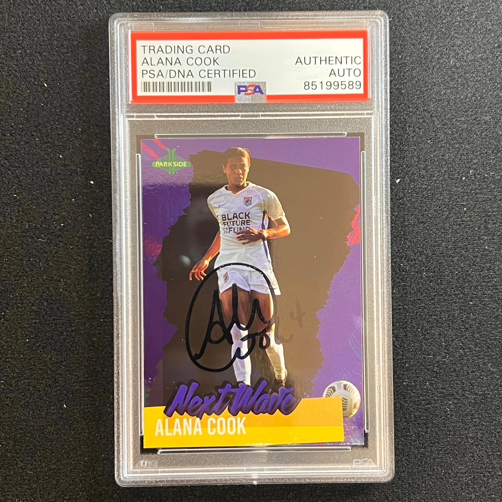 2021 Parkside Legend #NW11 Alana Cook Signed Card AUTO PSA Slabbed OL ...