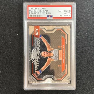 2021 Panini Prizm #133 Marion Reneau Signed Card AUTO PSA Slabbed UFC Batanweigh