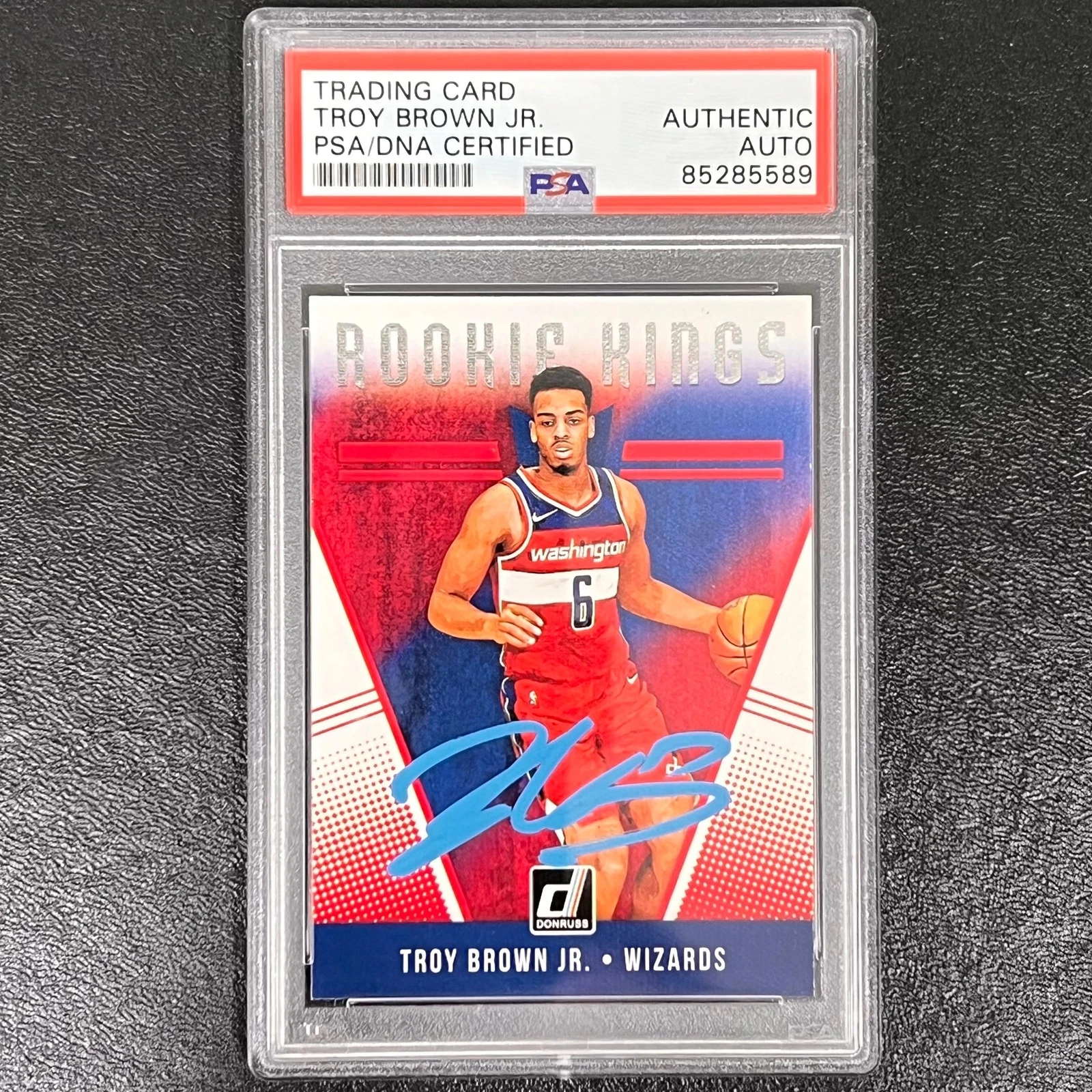 2018-19 Panini Donruss Rookie Kings #28 TROY BROWN JR. Signed Card AUTO ...