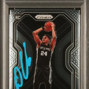 2020-21 Panini Prizm #252 Devin Vassell PSA Authentic San Antonio Spurs