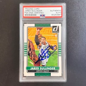 2014-15 Panini Donruss #173 Jared Sullinger Signed Card AUTO PSA/DNA Slabbed Cel