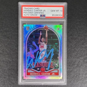 2018-19 Panini Chronicles Marquee #259 Wendell Carter Jr. Signed Card AUTO AUTO