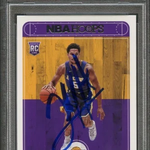 2017-18 NBA Hoops #280 JOSH HART Signed Card AUTO PSA Slabbed RC Lakers