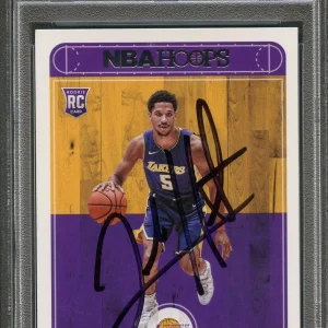 2017-18 NBA Hoops #280 JOSH HART Signed Card AUTO PSA Slabbed RC Lakers