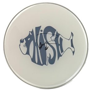 Trey Anastasio Phish Signed Autograph 12" Drumhead - Evolve Junta w/ JSA COA