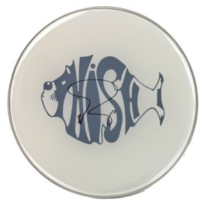 Trey Anastasio Phish Signed Autograph 12" Drumhead - Rift Hoist Junta w/ JSA COA