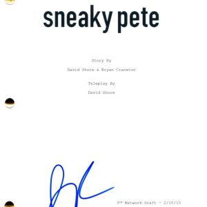 Giovanni Ribisi Signed Autograph Sneaky Pete Full Pilot Script Screenplay Marius