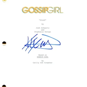 Taylor Momsen Signed Autograph Gossip Girl Full Pilot Script - Jenny Humphrey