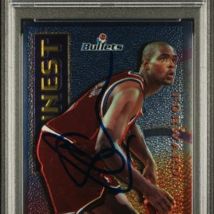 1995 Finest Mystery-Borderless #M8 Chris Webber Signed Card PSA Slabbed AUTO 10