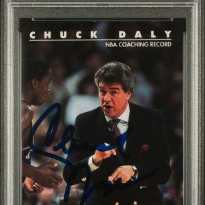 1992 Skybox USA Basketball #94 Chuck Daly Signed Card Authentic AUTO 10 PSA Slab