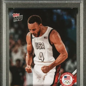 2024 Topps Now Olympics #22 Steph Curry PSA Gem Mint 10 USA Warriors