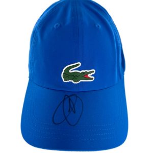 Novak Djokovic Signed Autograph Lacoste Cap Hat - 24x Champion w/ Beckett COA