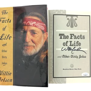 Willie Nelson Signed Autograph The Facts of Life Book - Country Music Icon JSA