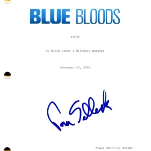 Tom Selleck Signed Autograph Blue Bloods Pilot Script Screenplay - Frank Reagan